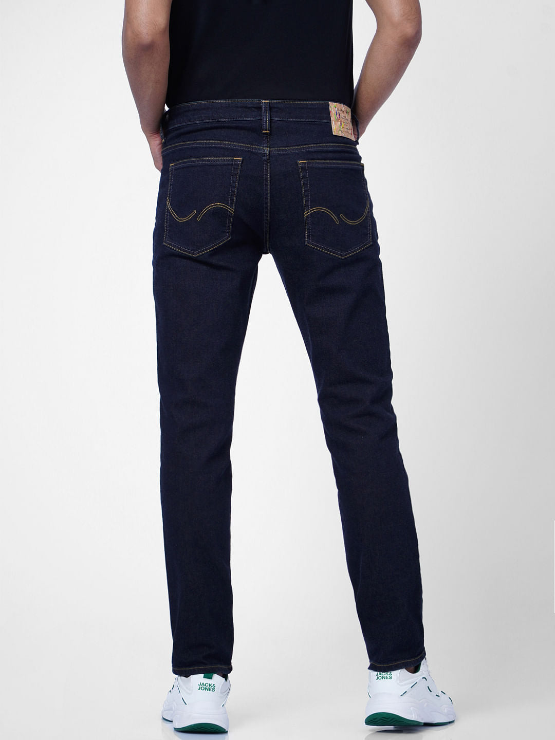 Dark Blue Low Rise Glenn Slim Fit Jeans