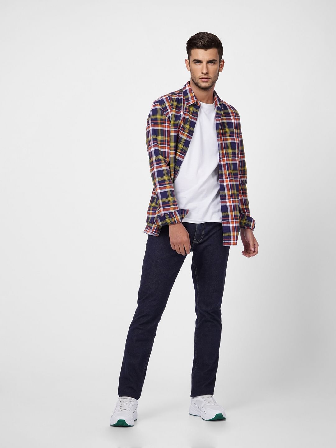 Dark Blue Low Rise Ben Skinny Jeans