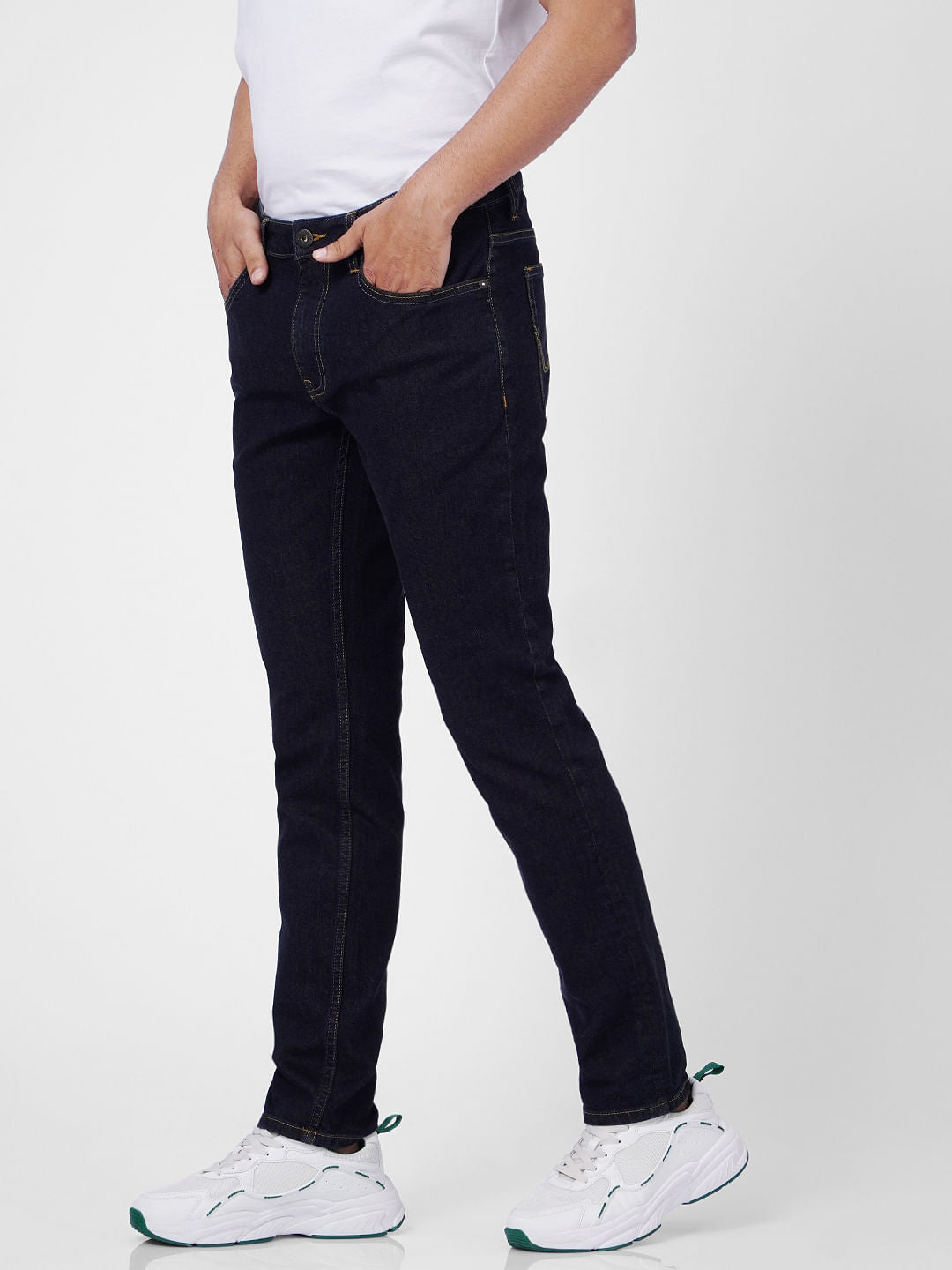 Dark Blue Low Rise Ben Skinny Jeans