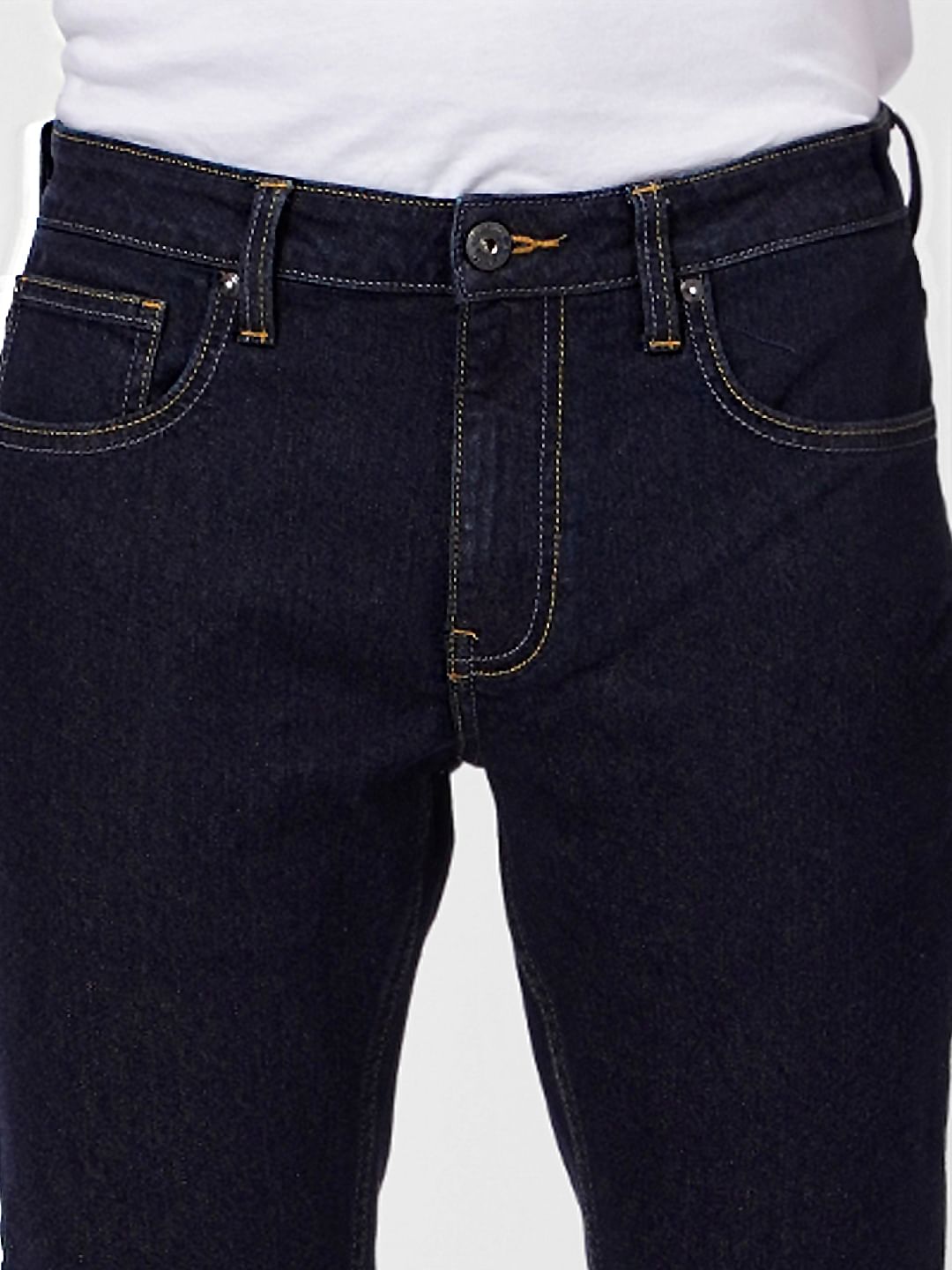 Dark Blue Low Rise Ben Skinny Jeans