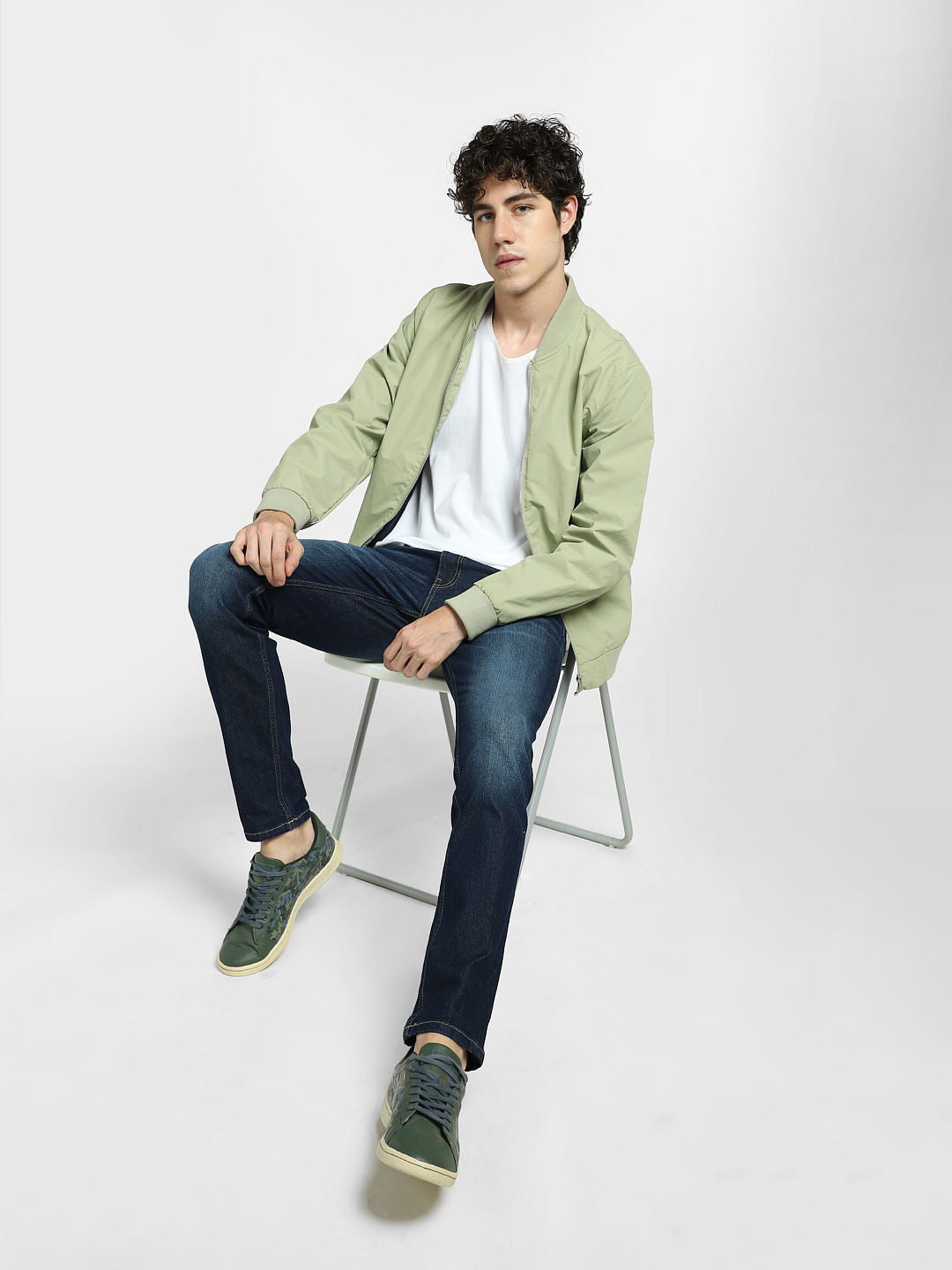 Dark Blue Low Rise Glenn Slim Fit Jeans