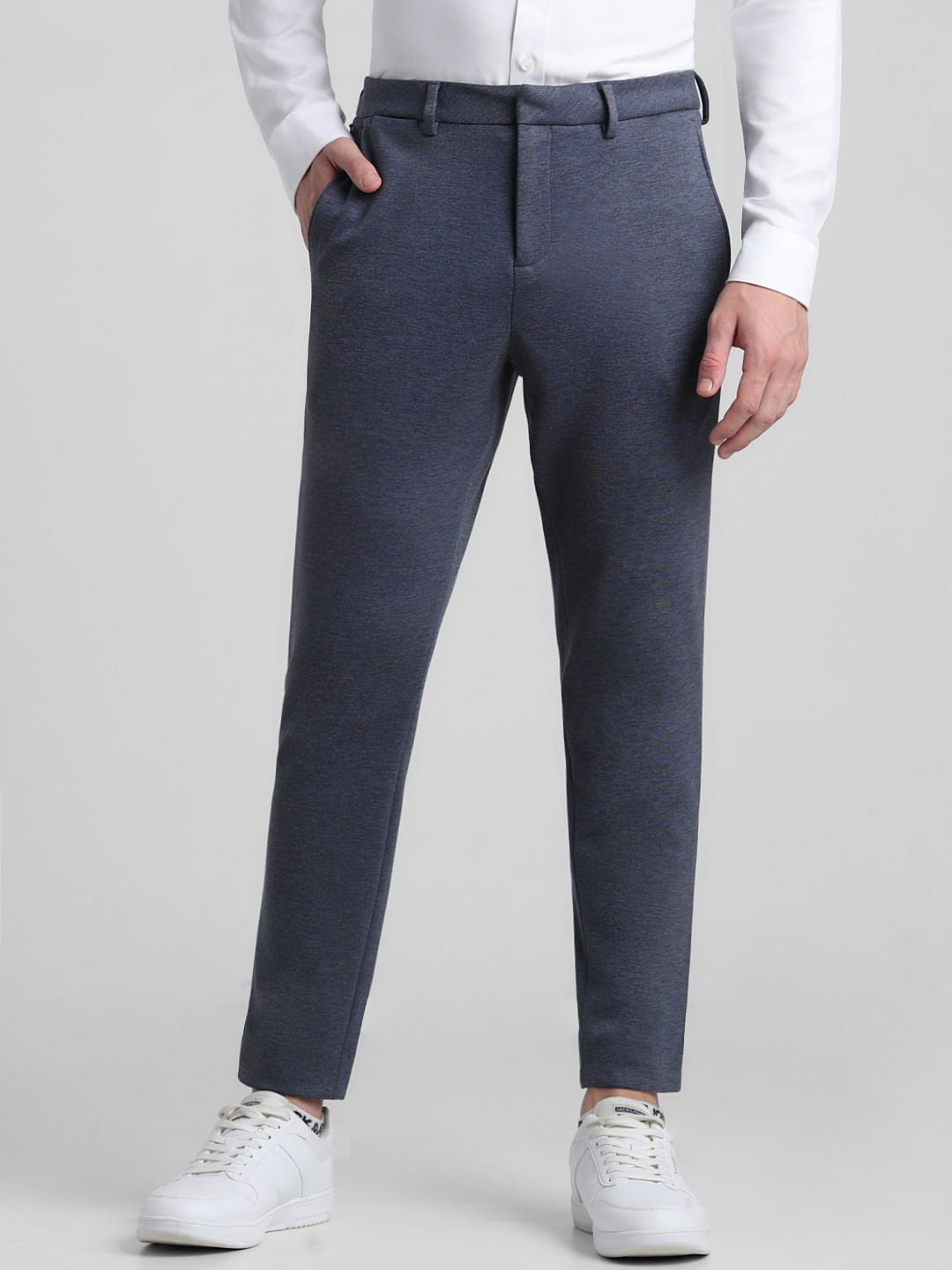 Black Mid Rise Slim Fit Pants - 54