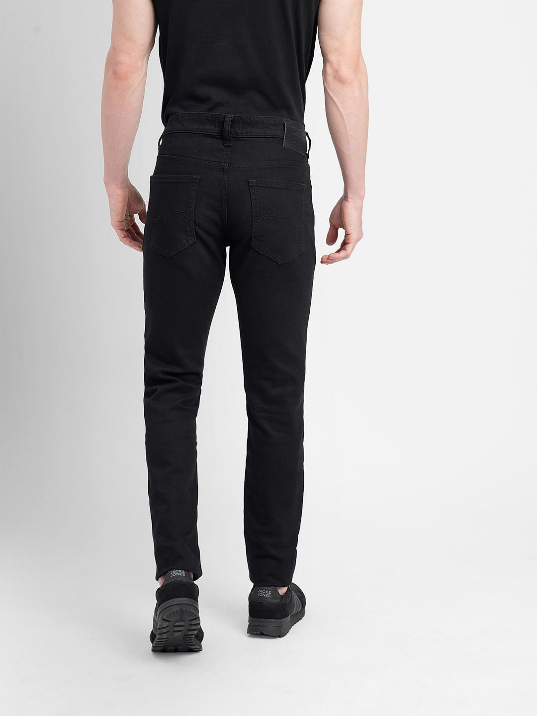 Black Low Rise Glenn Slim Fit Jeans