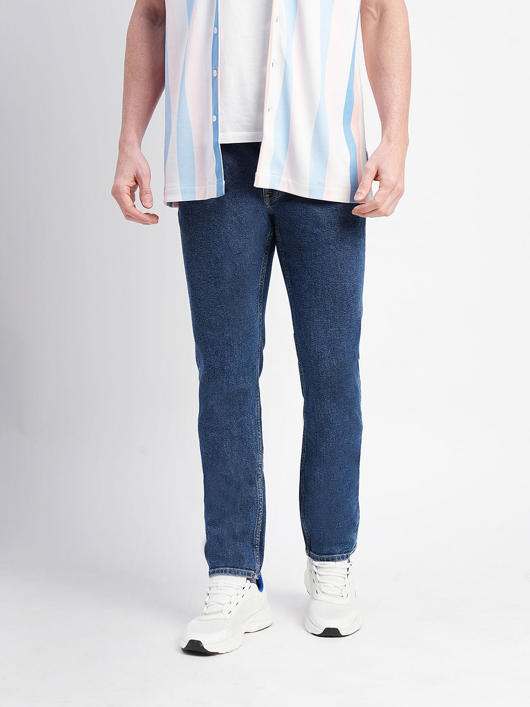Blue Low Rise Ben Skinny Jeans