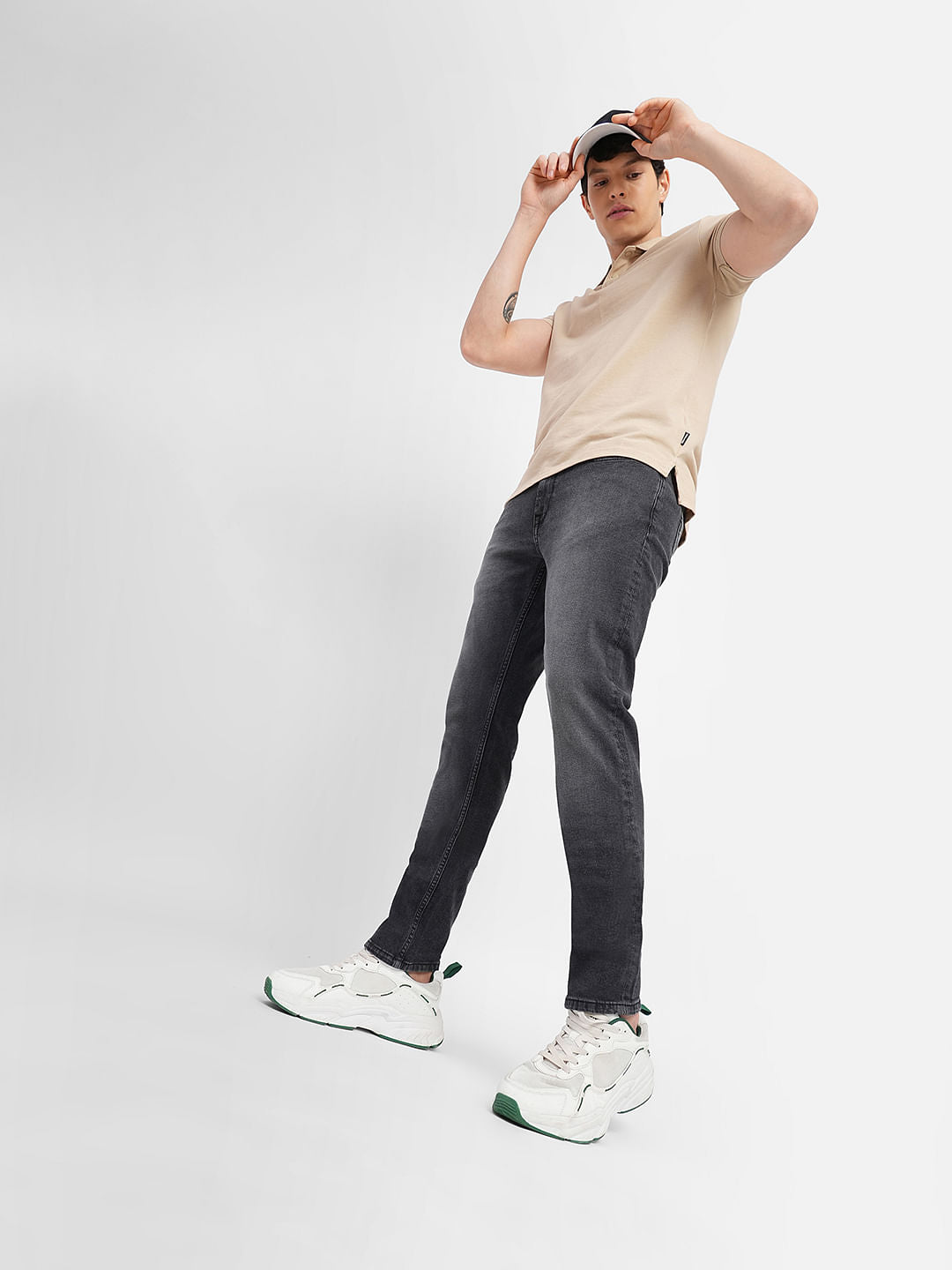 Grey Low Rise Ben Skinny Jeans