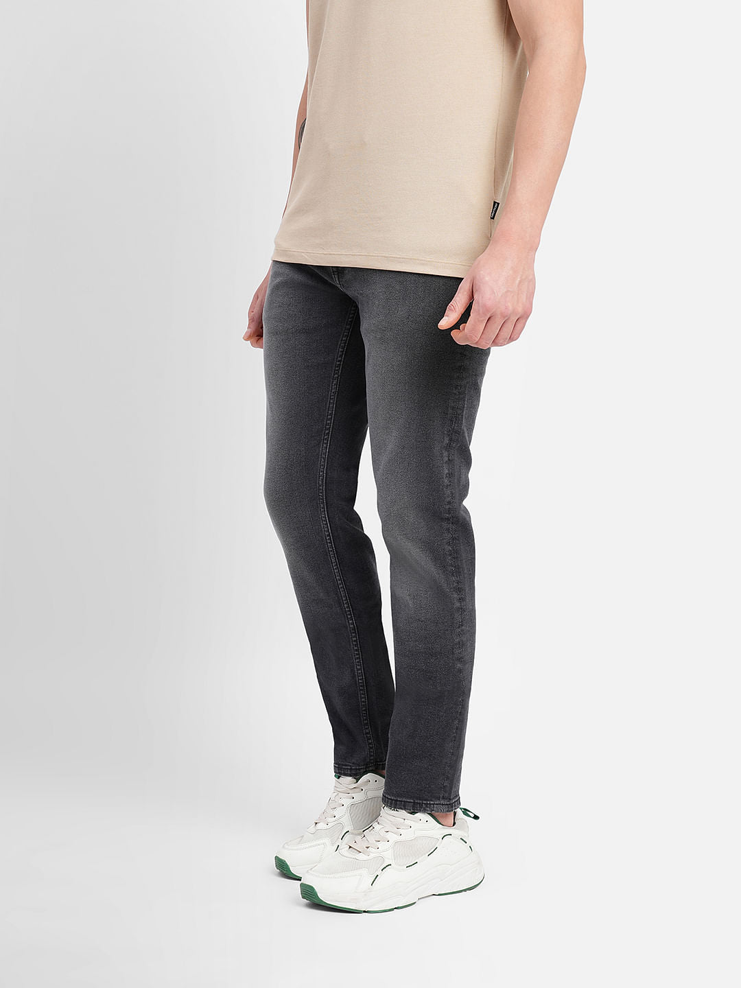 Grey Low Rise Ben Skinny Jeans