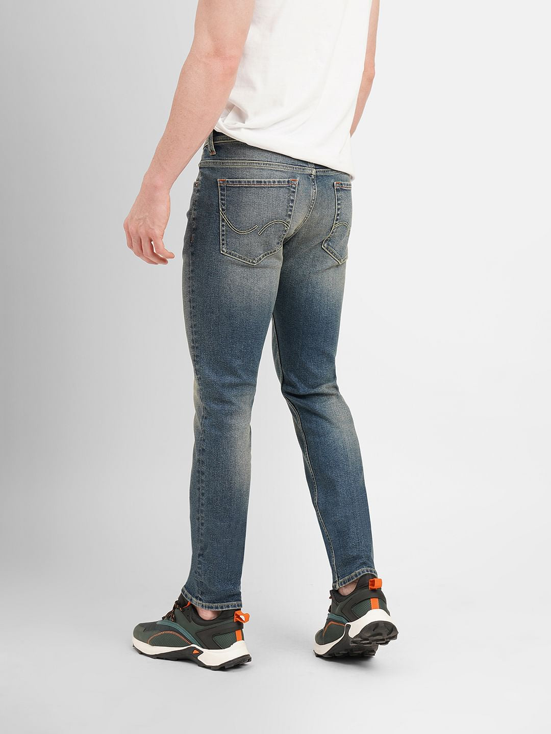 Blue Low Rise Tim Anti Fit Jeans