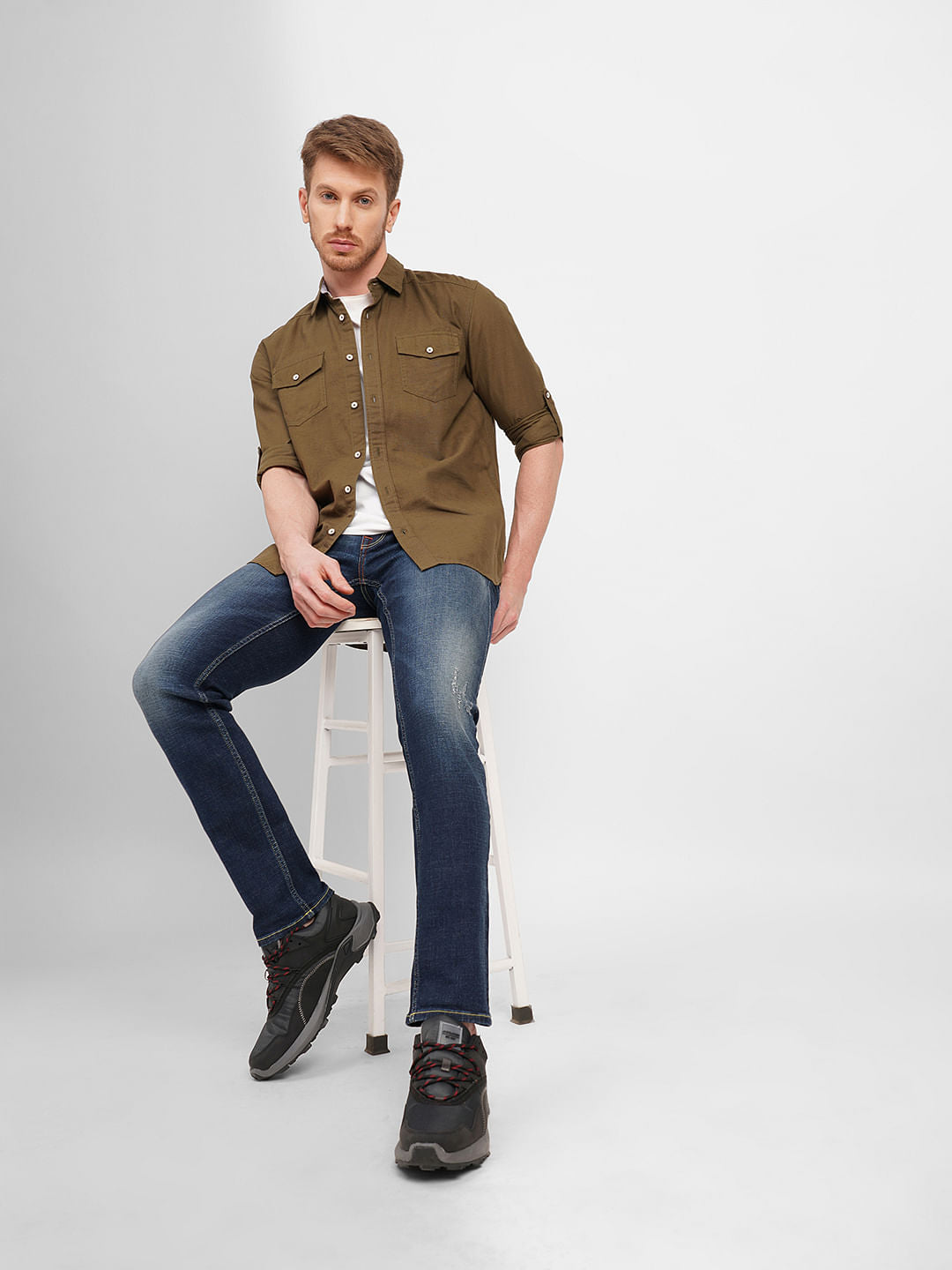 Dark Blue Low Rise Ben Skinny Jeans - 28/30
