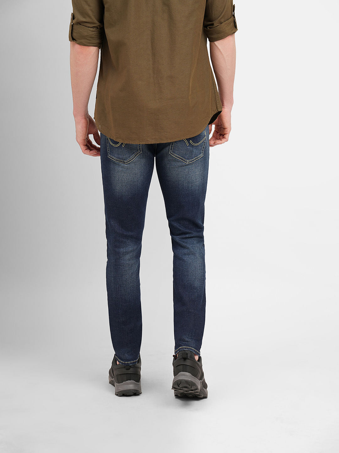 Dark Blue Low Rise Ben Skinny Jeans