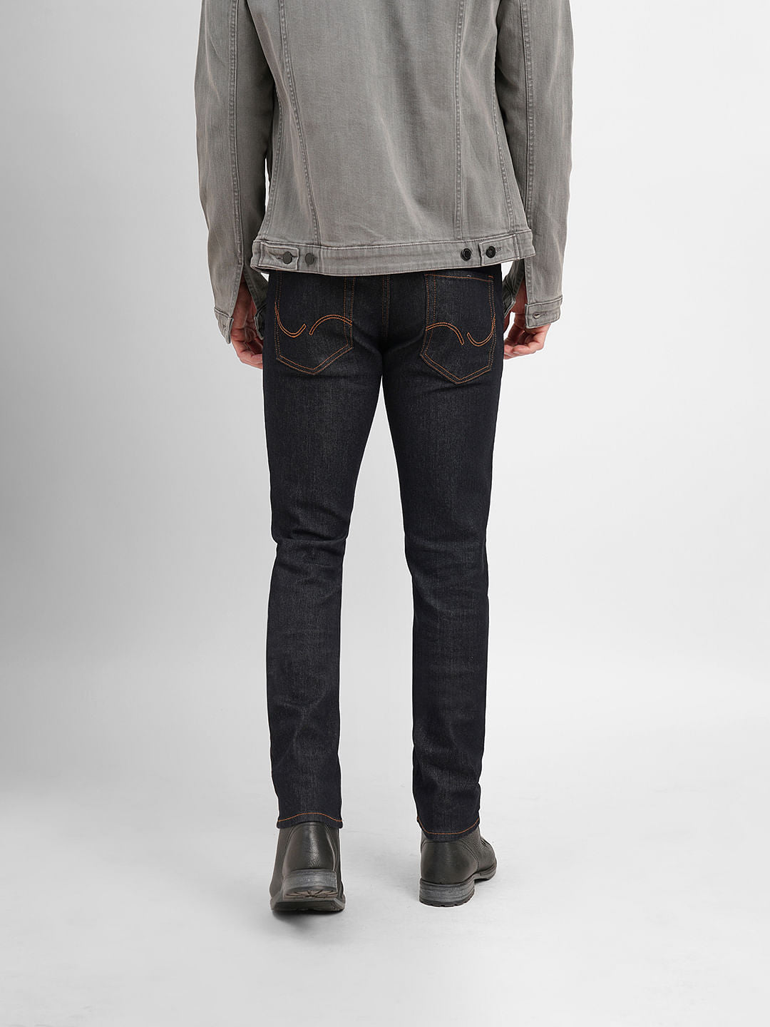 Dark Blue Low Rise Ben Skinny Jeans