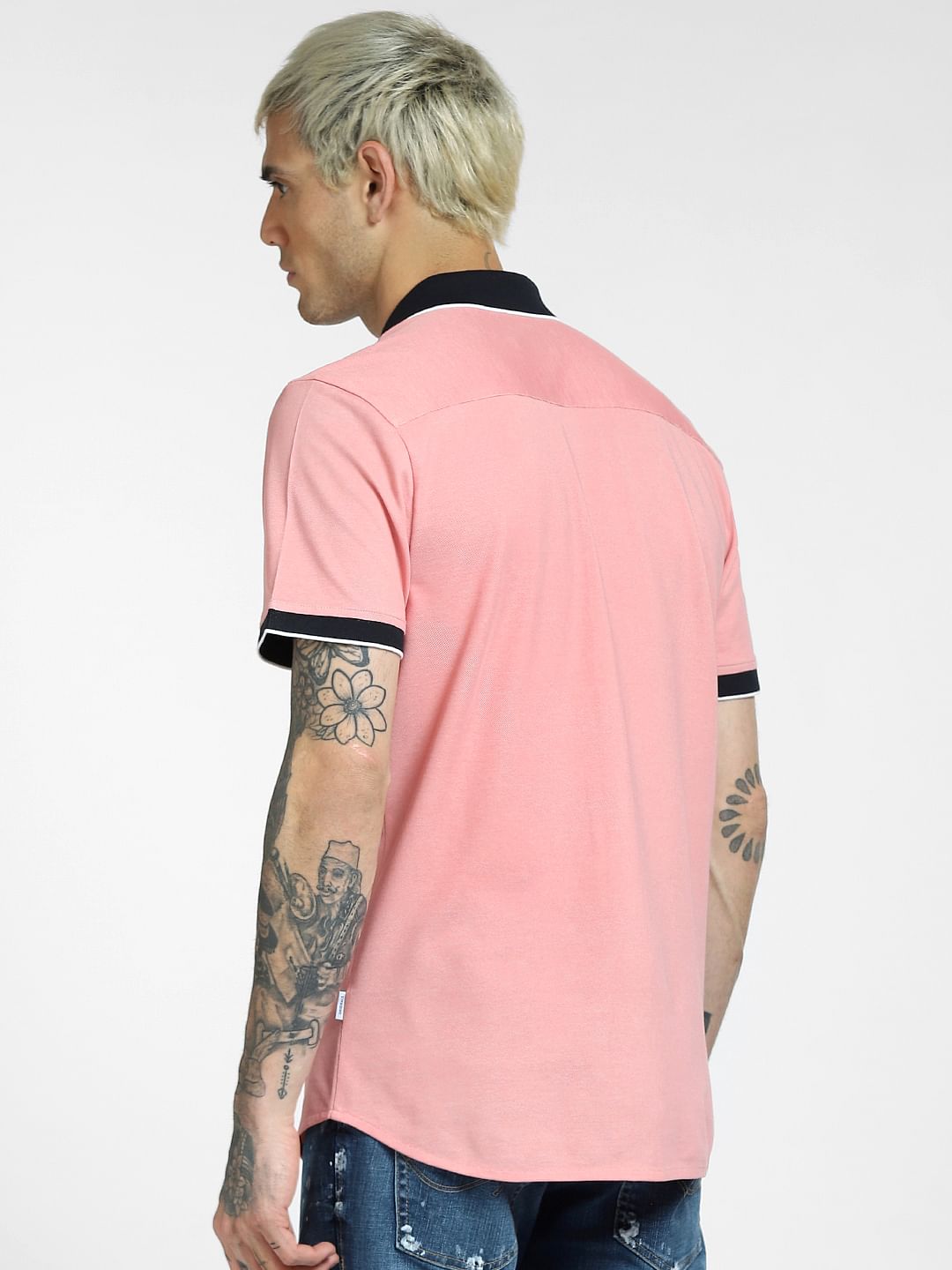 Pink Half Sleeves Shirt