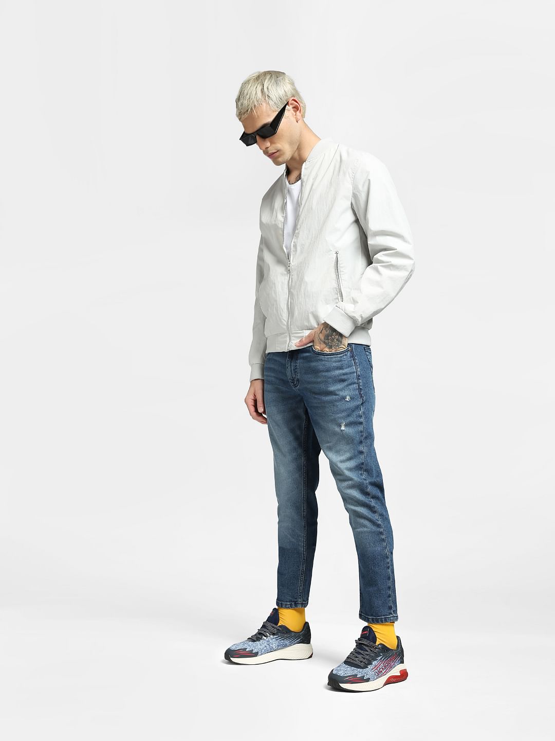 Blue Low Rise Ben Skinny Jeans