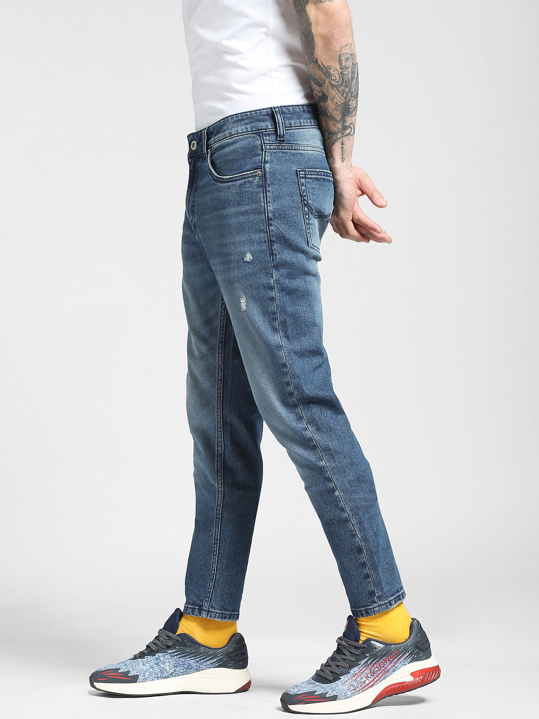 Blue Low Rise Ben Skinny Jeans