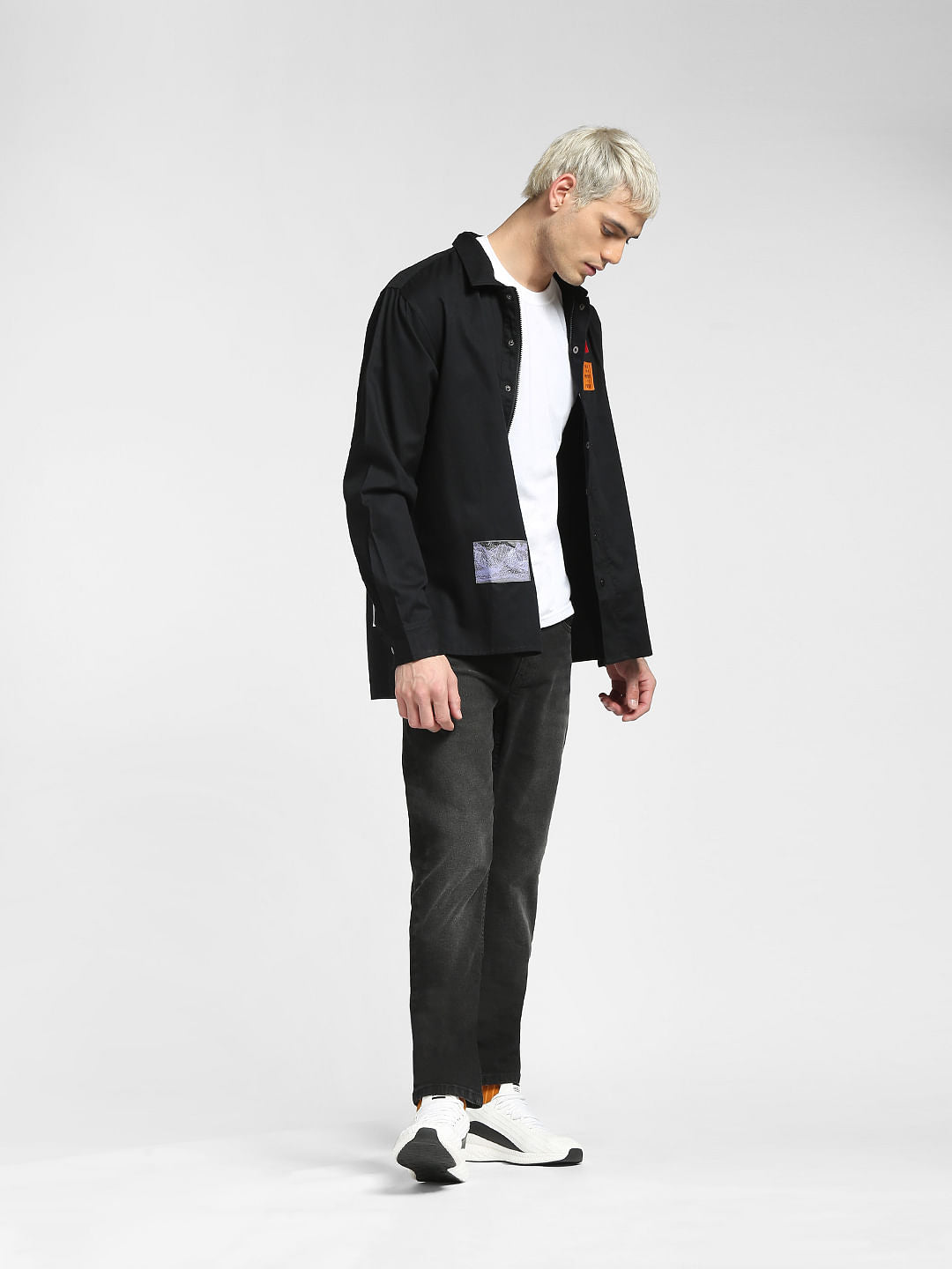 Black Low Rise Ben Skinny Jeans - 28/30