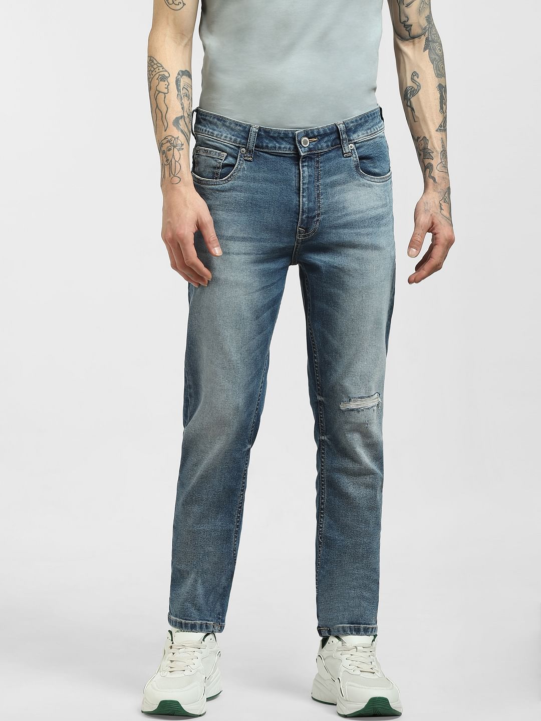 Blue Low Rise Ben Skinny Jeans