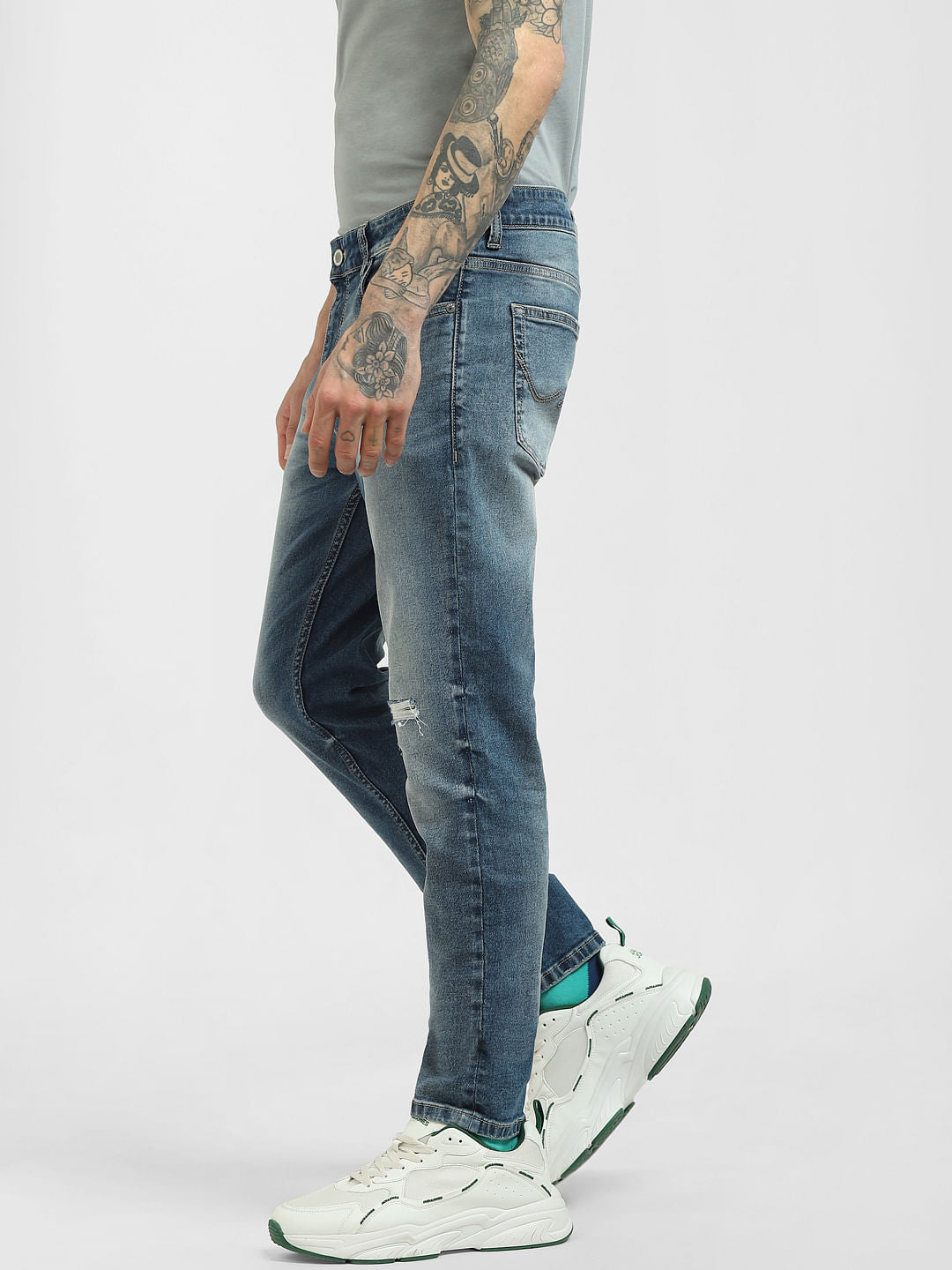 Blue Low Rise Ben Skinny Jeans