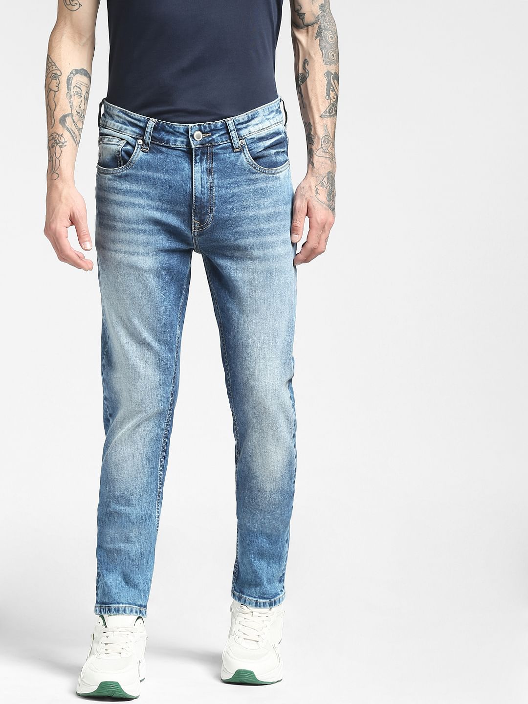 Blue Low Rise Ben Skinny Jeans