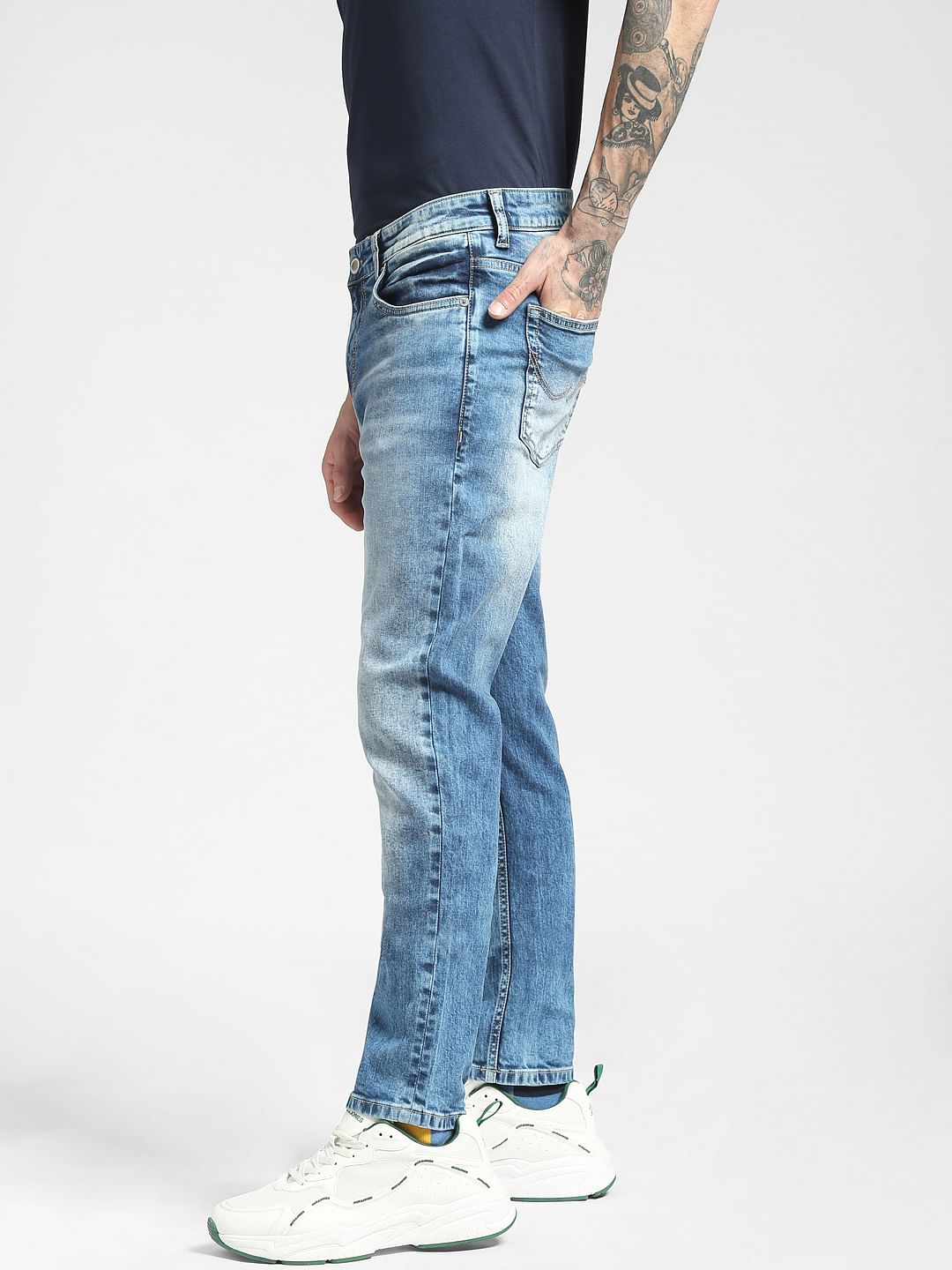 Blue Low Rise Ben Skinny Jeans