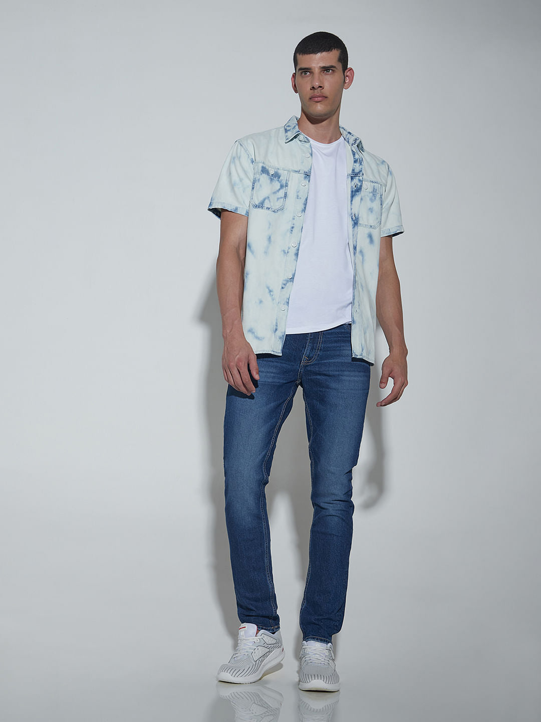 Blue Low Rise Ben Skinny Jeans - 28/30