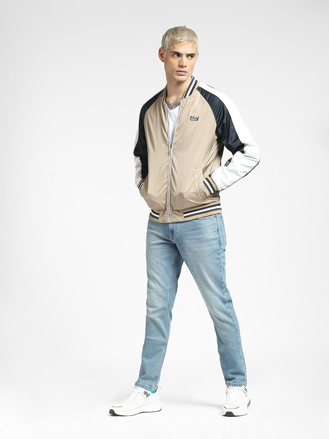 Blue Low Rise Glenn Slim Jeans - 28/30