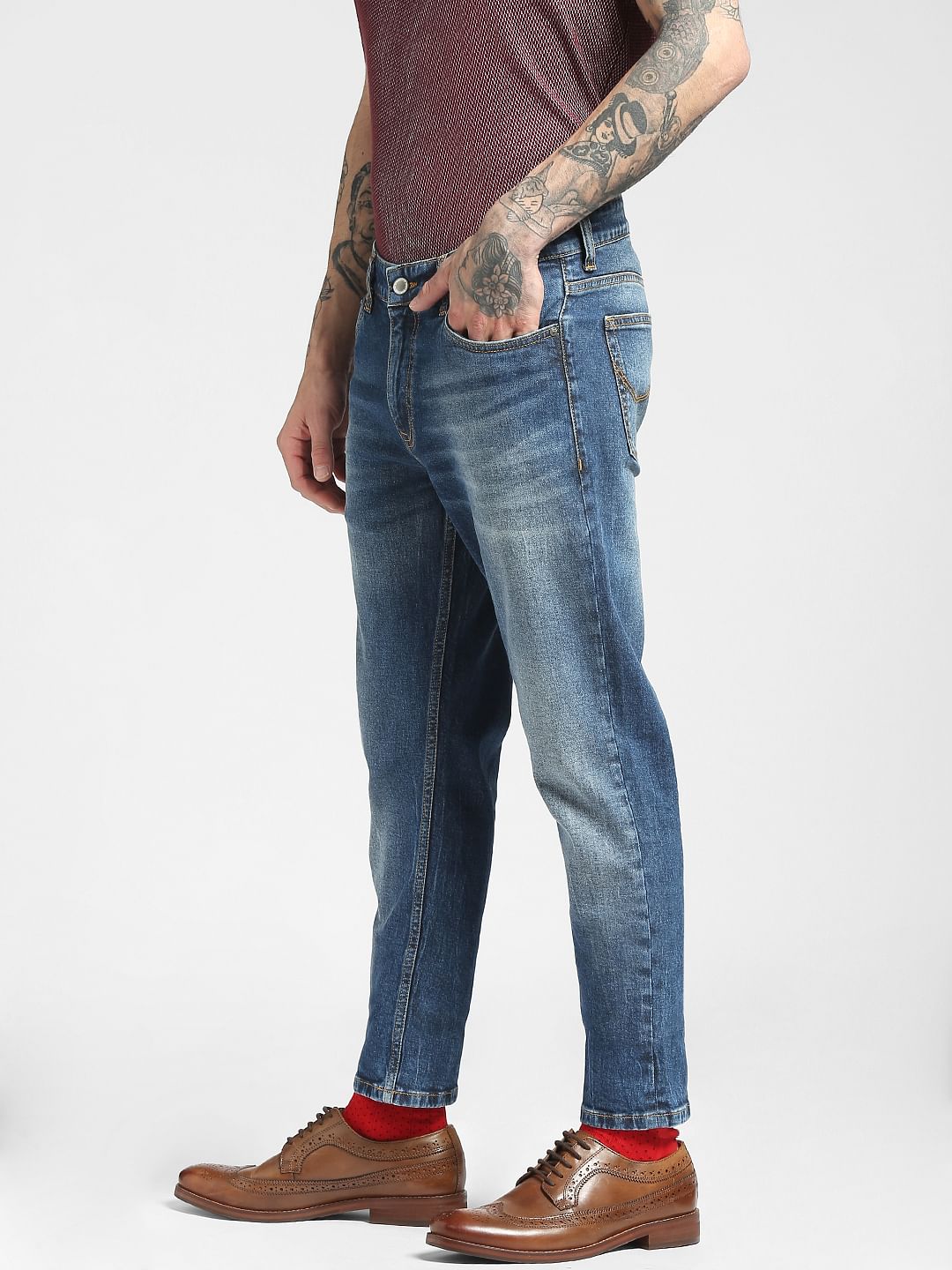 Blue Low Rise Ben Skinny Jeans