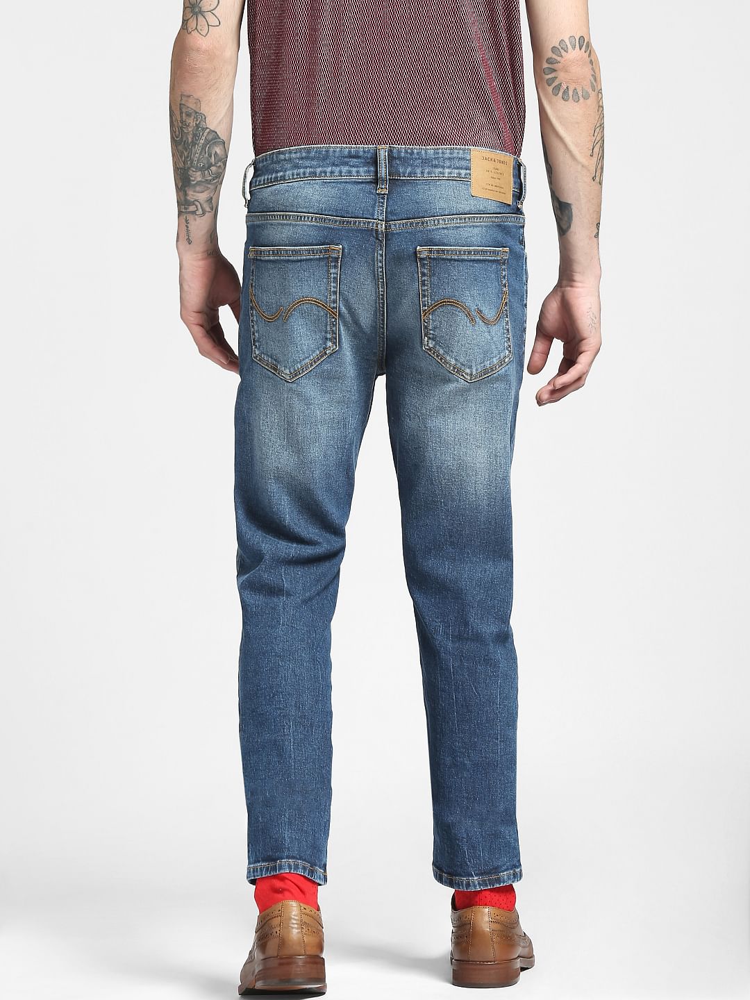 Blue Low Rise Ben Skinny Jeans