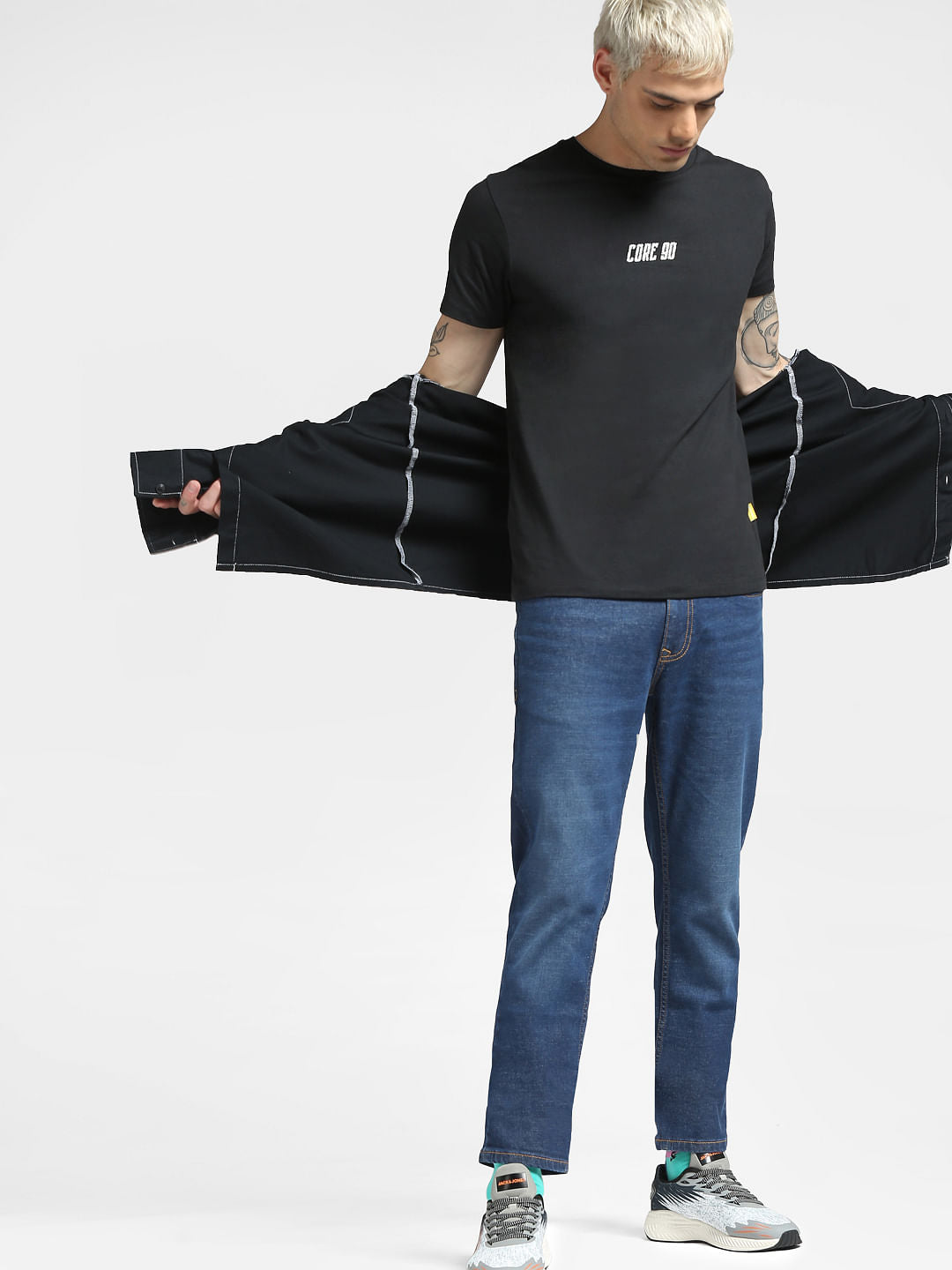 Blue Low Rise Ben Skinny Jeans - 28/30