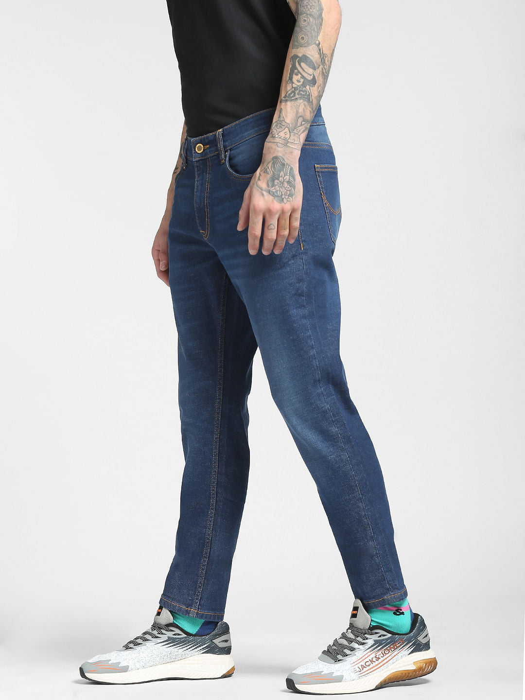 Blue Low Rise Ben Skinny Jeans