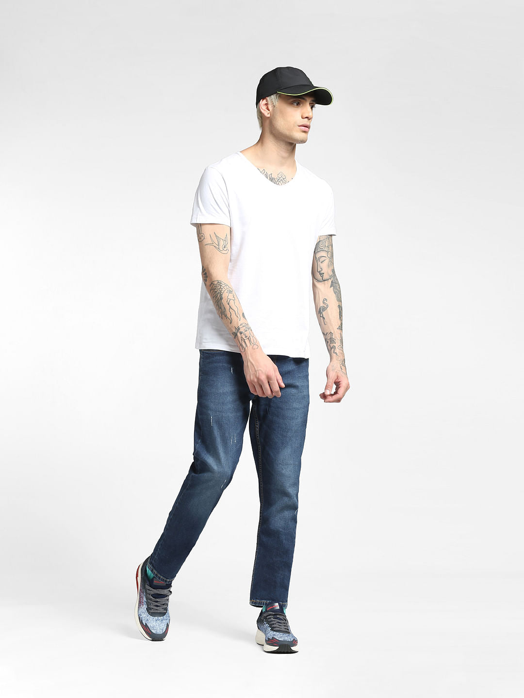 Blue Low Rise Glenn Slim Jeans - 28/30
