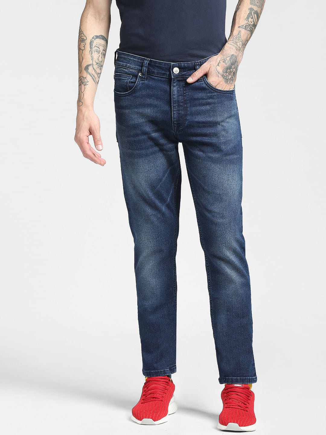 Blue Low Rise Ben Skinny Jeans