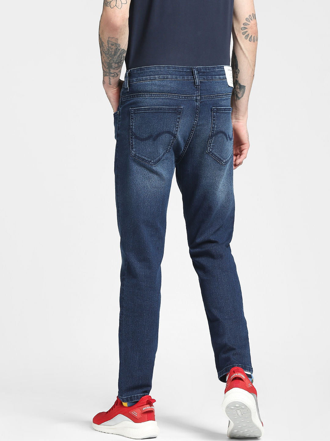 Blue Low Rise Ben Skinny Jeans