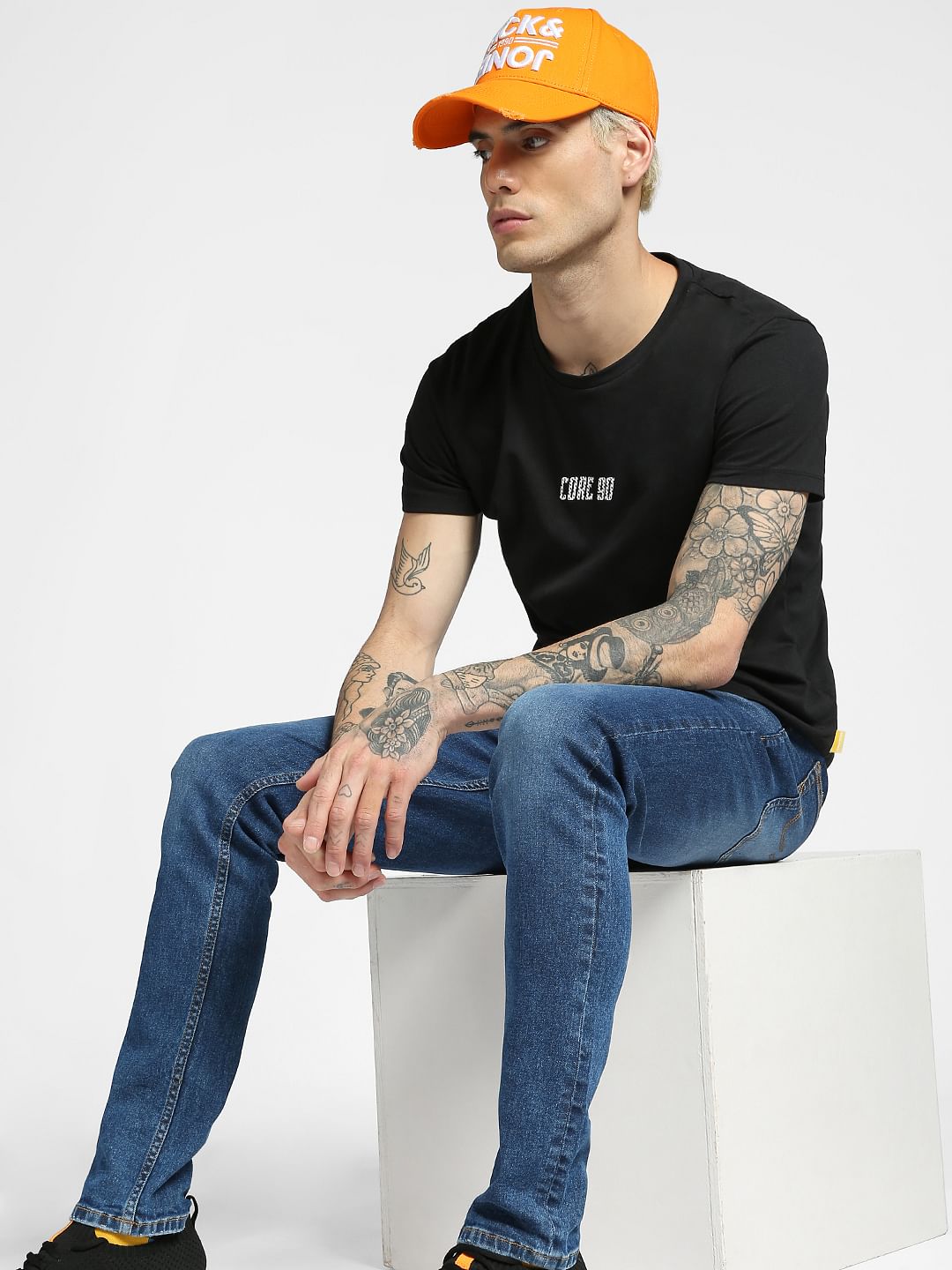 Blue Low Rise Ben Skinny Jeans - 28/30