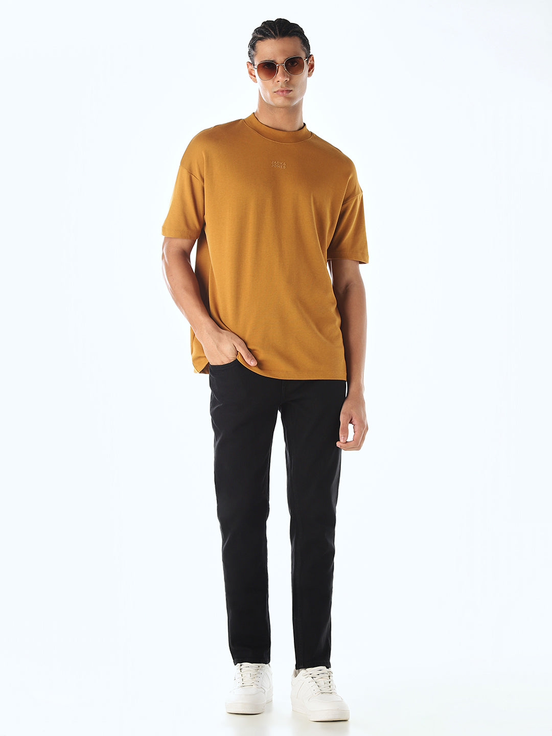 Men's Black Skinny Fit Stretch Jeans