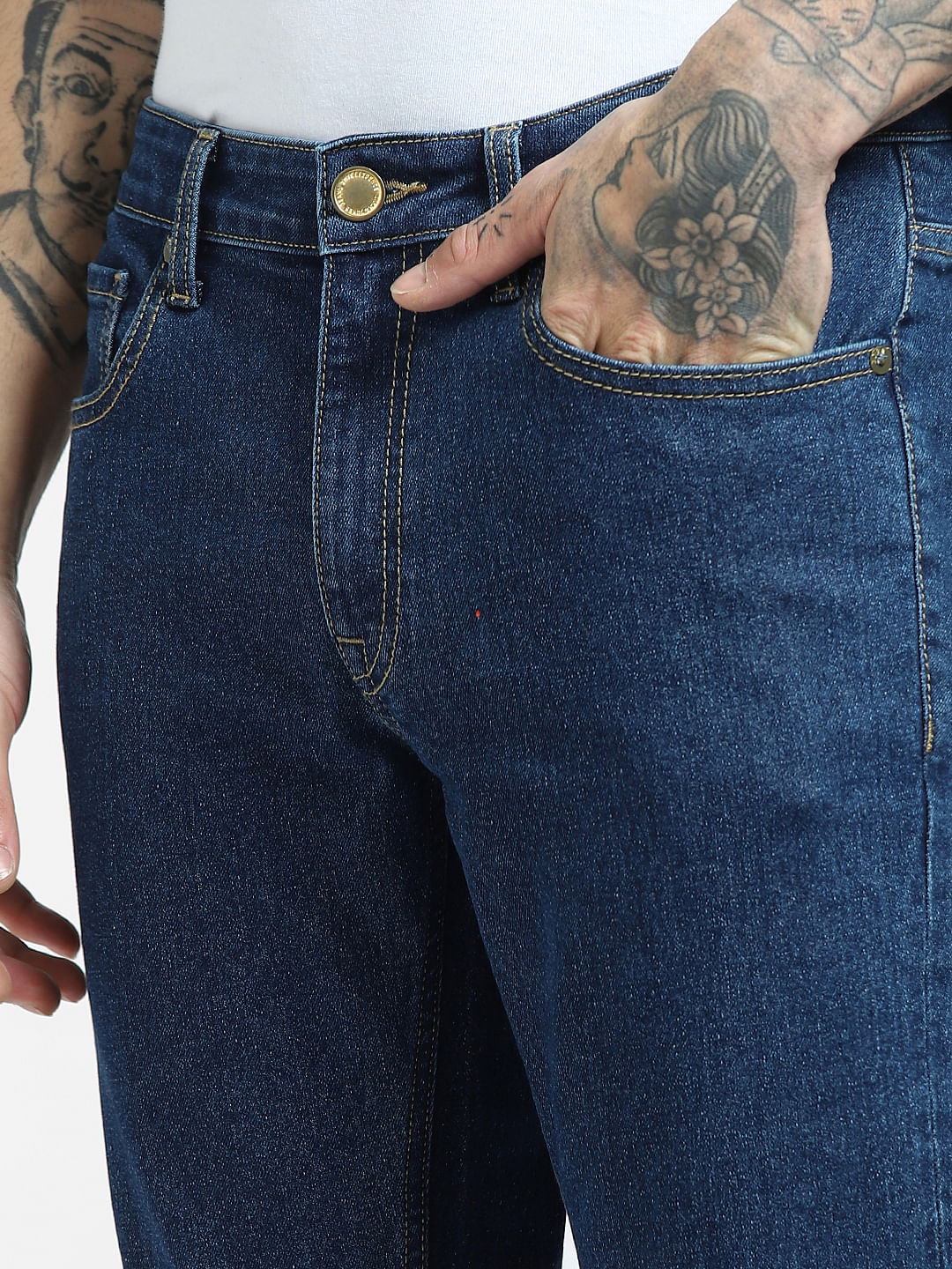 Blue Low Rise Ben Skinny Jeans