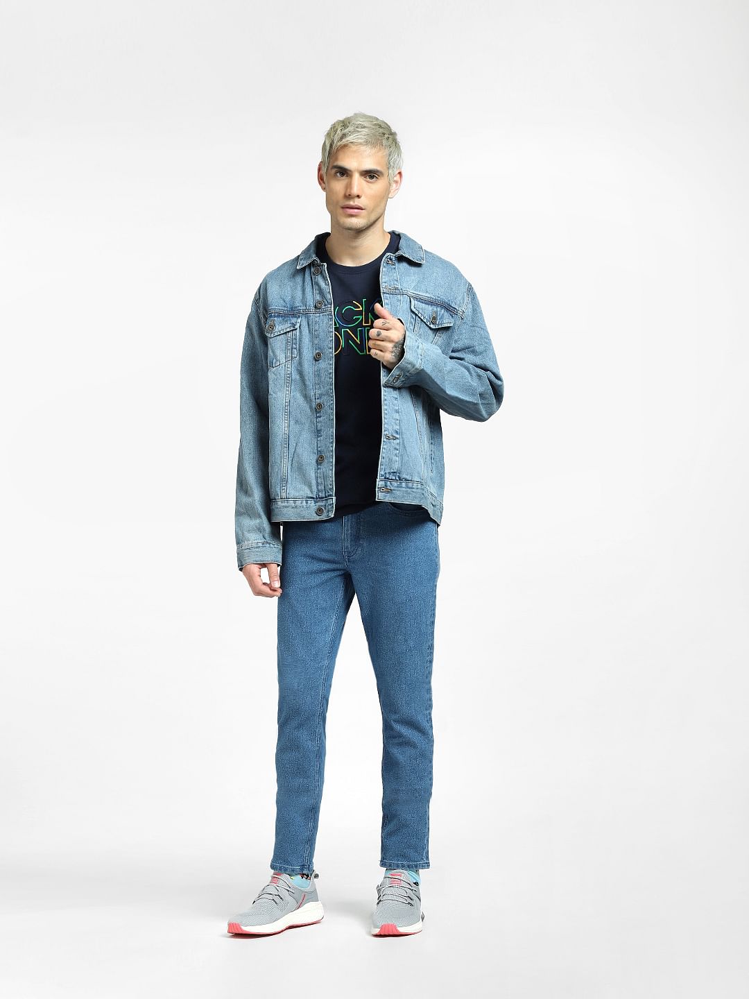 Blue Low Rise Glenn Slim Jeans - 28/30