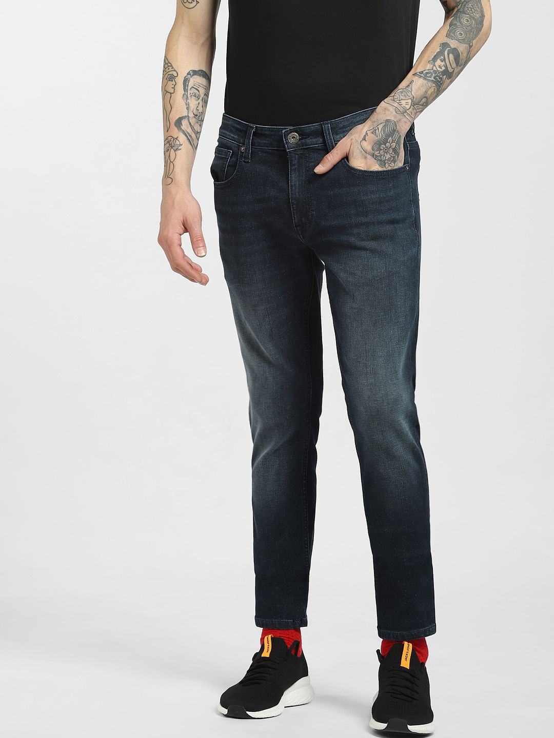Blue Low Rise Ben Skinny Jeans
