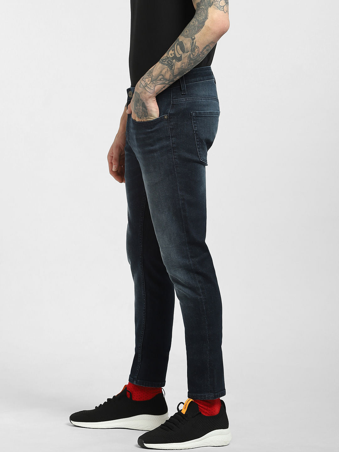 Blue Low Rise Ben Skinny Jeans