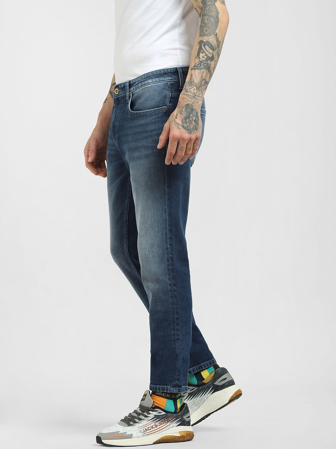 Blue Low Rise Ben Skinny Jeans