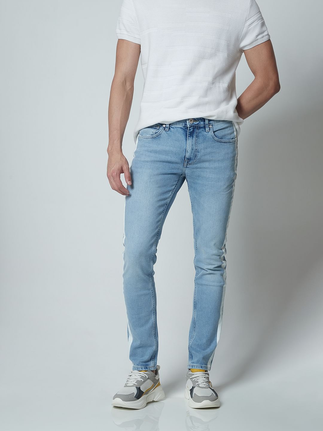Light Blue Low Rise Ben Skinny Jeans