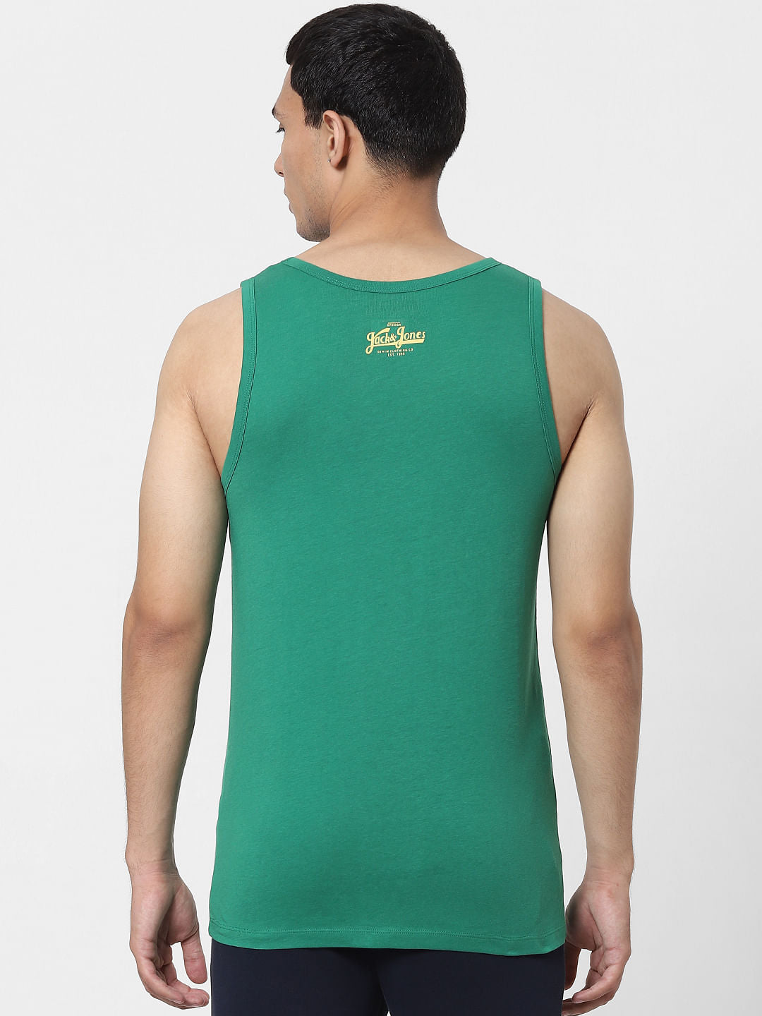 Green Logo Print Vest