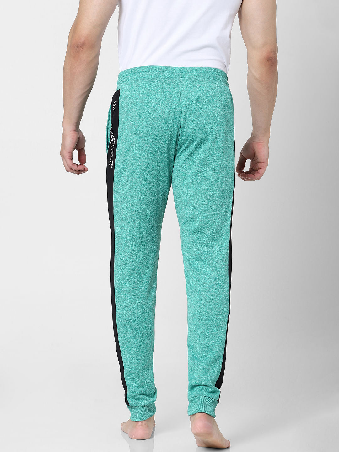 Green Mid Rise Trackpants