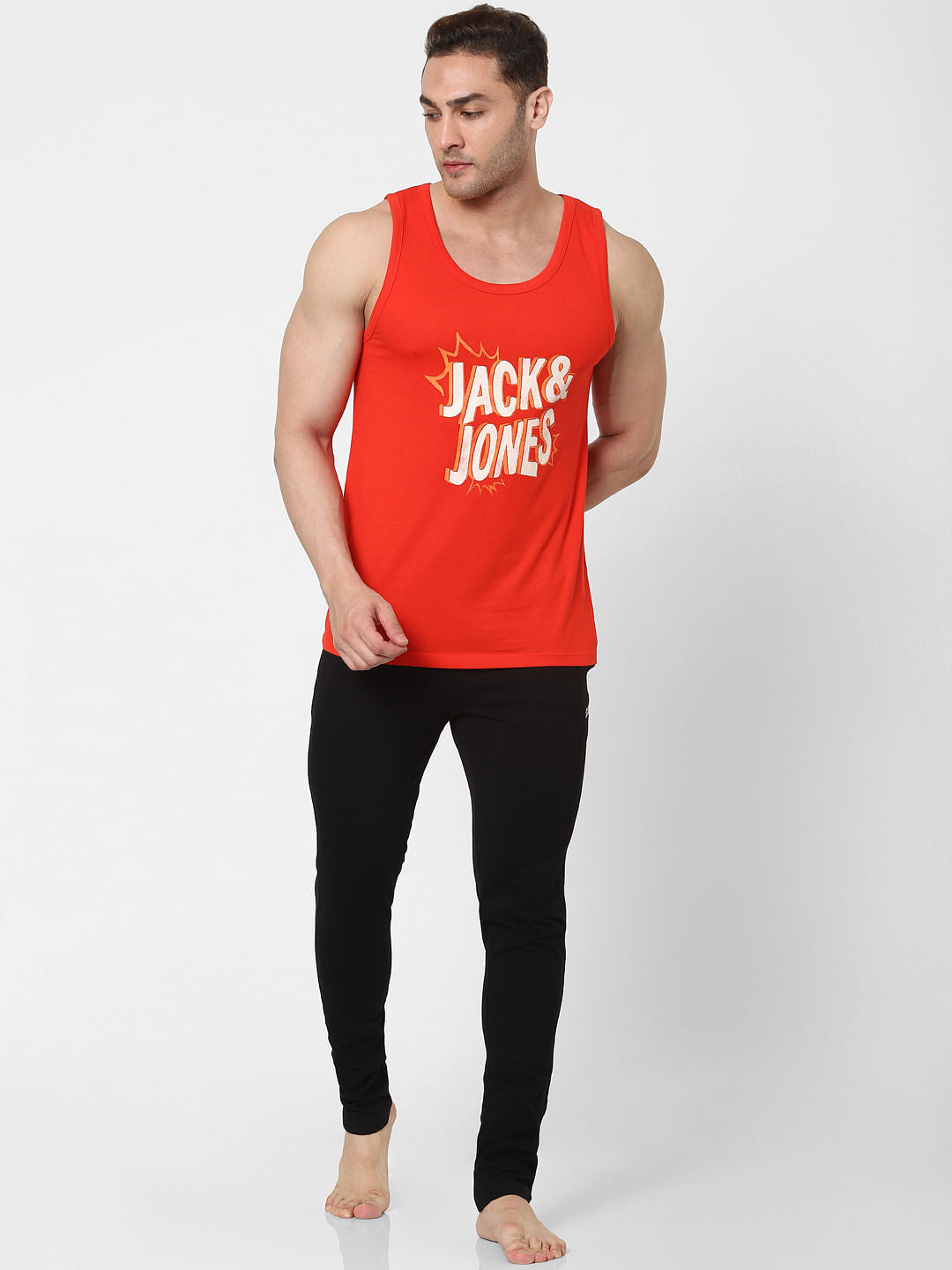 Black Mid Rise Trackpants