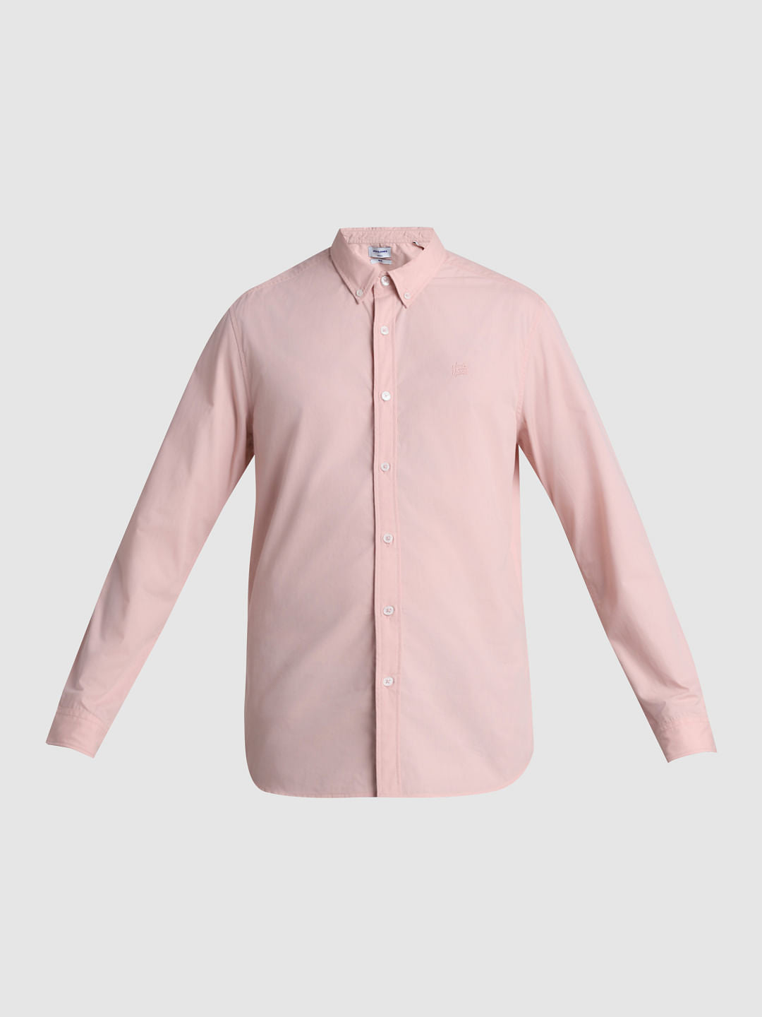 Pink Cotton Full Sleeves Shirt