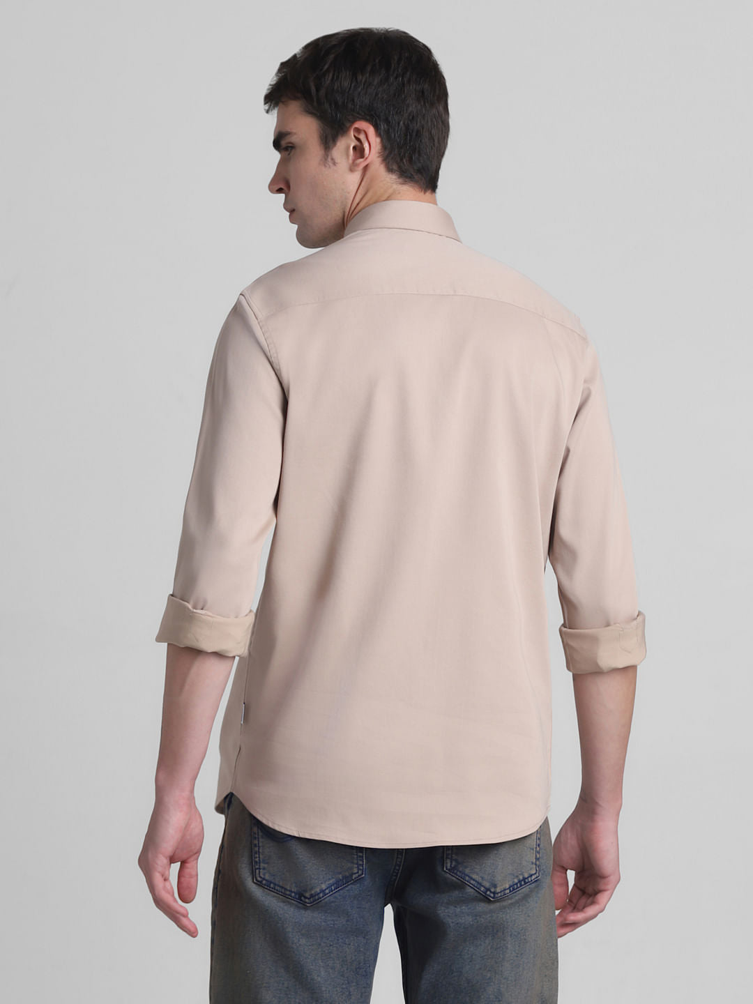 Brown Formal Full Sleeves Shirt