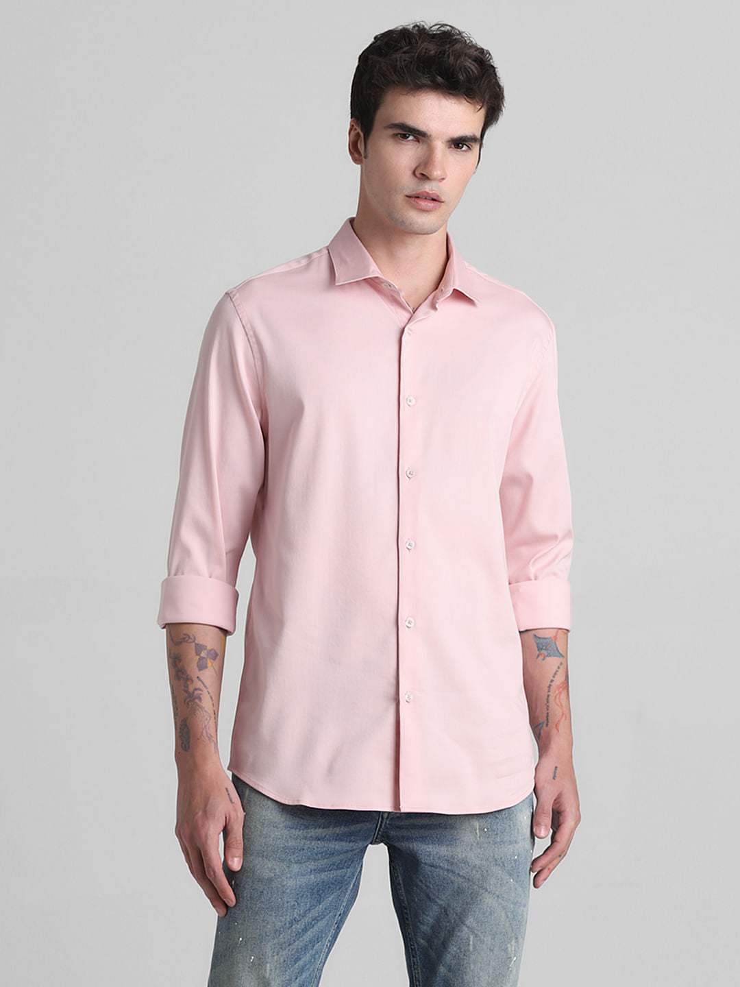 Pink Full Sleeves Shirt