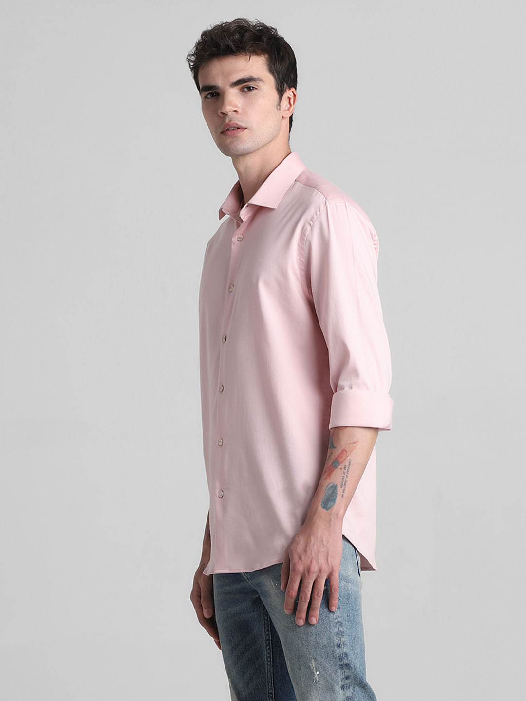 Pink Full Sleeves Shirt