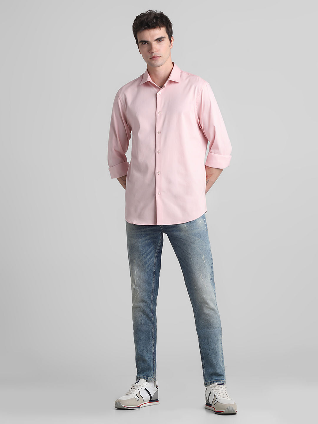 Pink Full Sleeves Shirt
