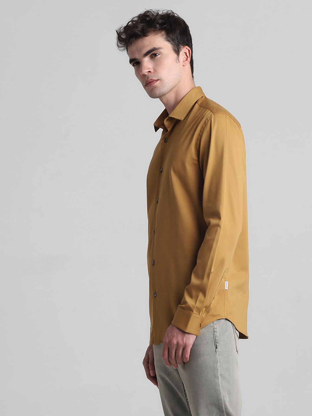 Brown Full Sleeves Shirt