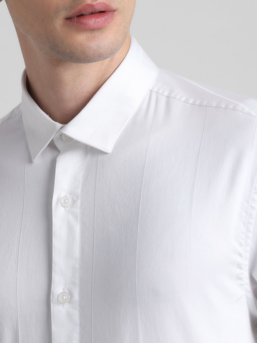 White Full Sleeves Shirt
