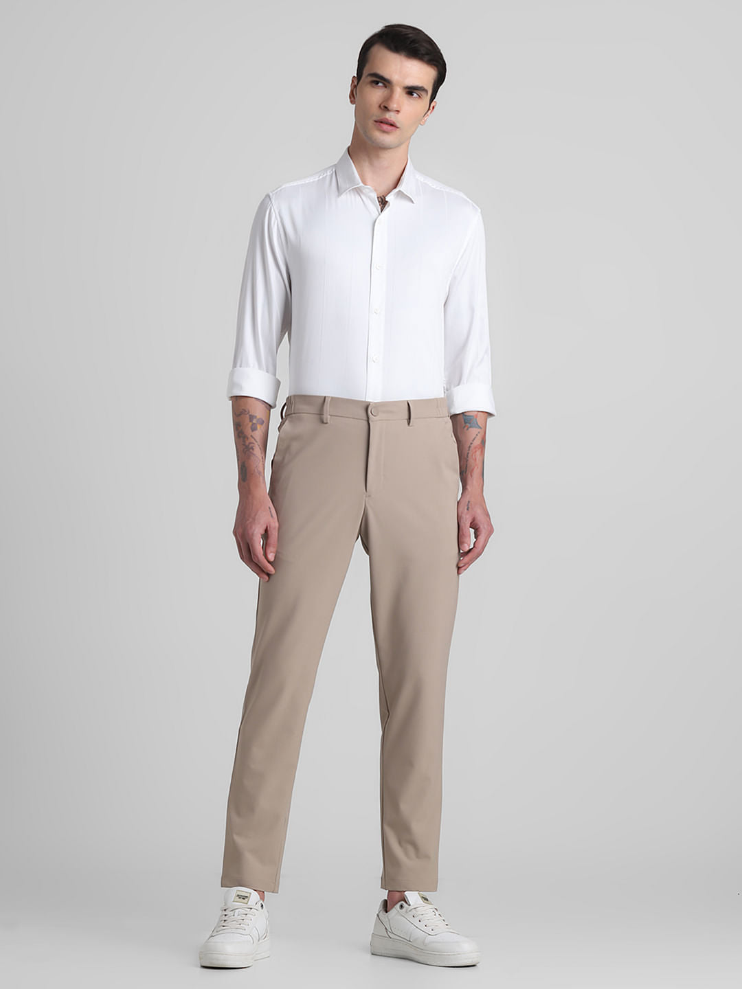 White Full Sleeves Shirt